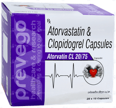 Atorvatin Cl 20/75 Capsule 15 Atorvatin Cl 20/75 Capsule 15