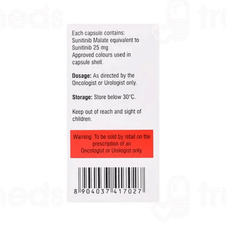 Sutinat 25 MG Capsule 28
