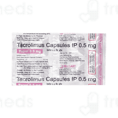 Tacrol 0.5 MG Capsule 10 Tacrol 0.5 MG Capsule 10