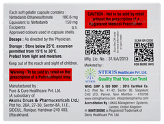 Nintedone 150 Capsule 10 Nintedone 150 Capsule 10