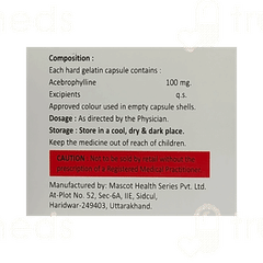 Asthadox 100 MG Capsule 10