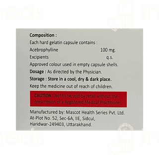 Asthadox 100 MG Capsule 10