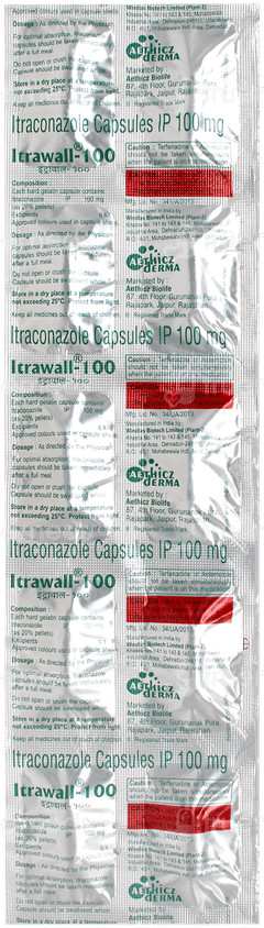 Itrawall 100 Capsule 10 Itrawall 100 Capsule 10