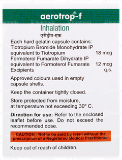 Aerotrop F Capsule 30 Aerotrop F Capsule 30