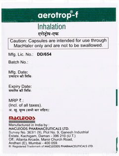 Aerotrop F Capsule 30 Aerotrop F Capsule 30
