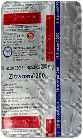 Zitracona 200 MG Capsule 10