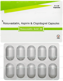 Rosuvastin Gold 20 Capsule 10 Rosuvastin Gold 20 Capsule 10