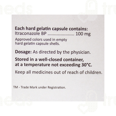 Itrol 100 MG Capsule 10