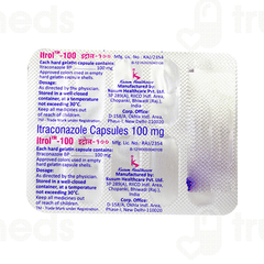 Itrol 100 MG Capsule 10