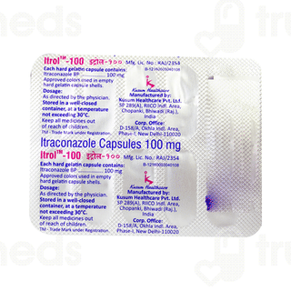 Itrol 100 MG Capsule 10