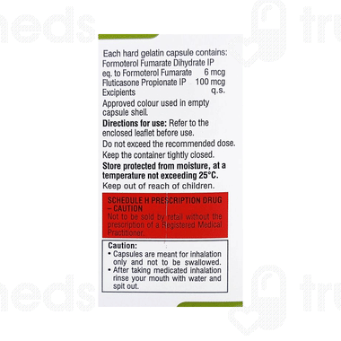 Formoprl F 100 Mcg Dpicaps 30 - Uses, Side Effects, Dosage, Price ...