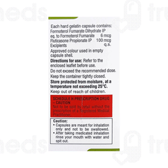 Formoprl F 100 MCG Dpicaps 30 Formoprl F 100 MCG Dpicaps 30