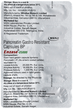 Enzase 25000 Capsule 10