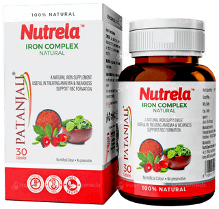 Patanjali Nutrela Iron Complex Natural Capsule 30