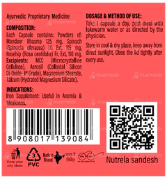 Patanjali Nutrela Iron Complex Natural Capsule 30