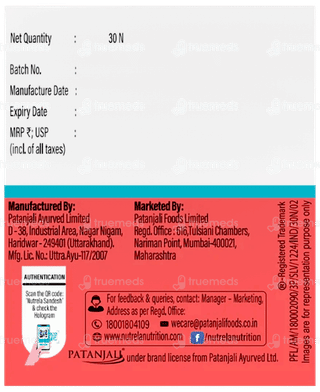 Patanjali Nutrela Iron Complex Natural Capsule 30