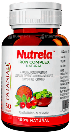 Patanjali Nutrela Iron Complex Natural Capsule 30