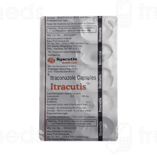 Itracutis 100 MG Capsule 10