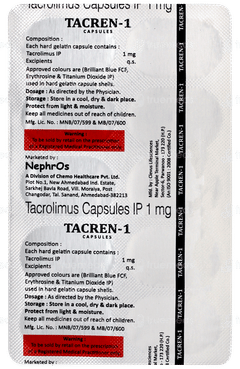 Tacren 1 MG Capsule 10