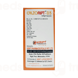 Calzoript D3 Softgel Capsule 4