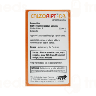 Calzoript D3 Softgel Capsule 4