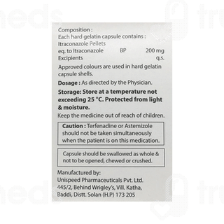 Fungikul 200 MG Capsule 10