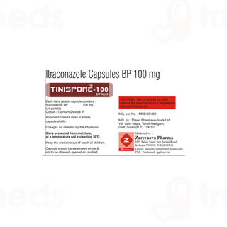 Tinispore 100 MG Capsule 10