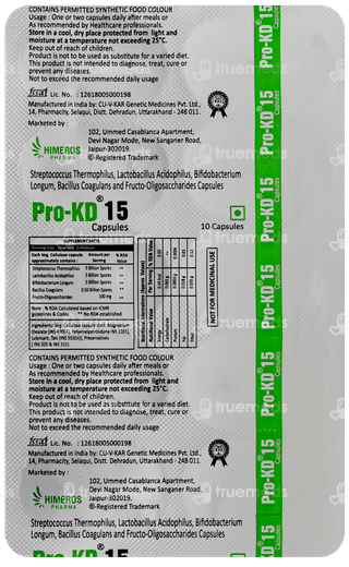 Pro Kd 15 Capsule 10