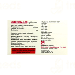 Jubiron 400 MG Soft Gelatin Capsule 10 Jubiron 400 MG Soft Gelatin Capsule 10