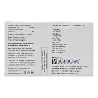 Itrazlem 200 Mg Capsule 10