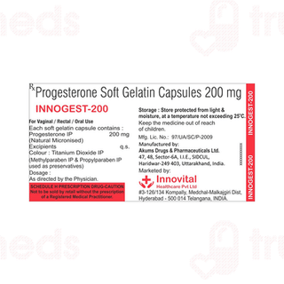 Innogest 200 MG Soft Gelatin Capsule 10