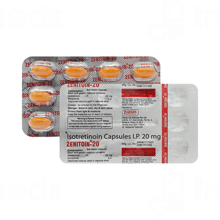 Zenitoin 20 MG Soft Gelatin Capsule 10