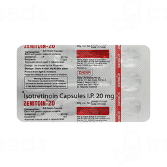 Zenitoin 20 MG Soft Gelatin Capsule 10