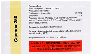 Cavmox 250 Mg Capsule 10