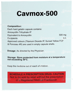Cavmox 500 Mg Capsule 10 Cavmox 500 Mg Capsule 10