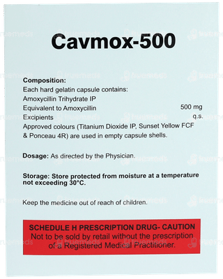 Cavmox 500 Mg Capsule 10