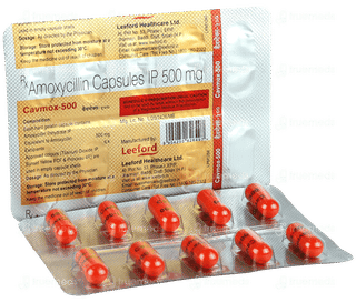 Cavmox 500 Mg Capsule 10