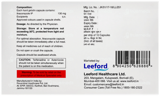 Itrostred Sb 130 MG Capsule 10