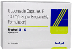 Itrostred Sb 130 MG Capsule 10