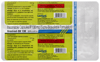Itrostred Sb 130 MG Capsule 10
