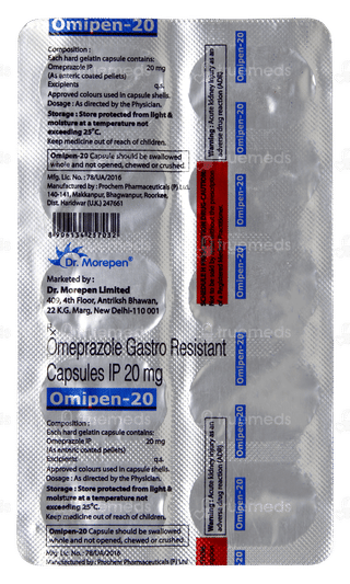 Omipen 20mg Capsule 10