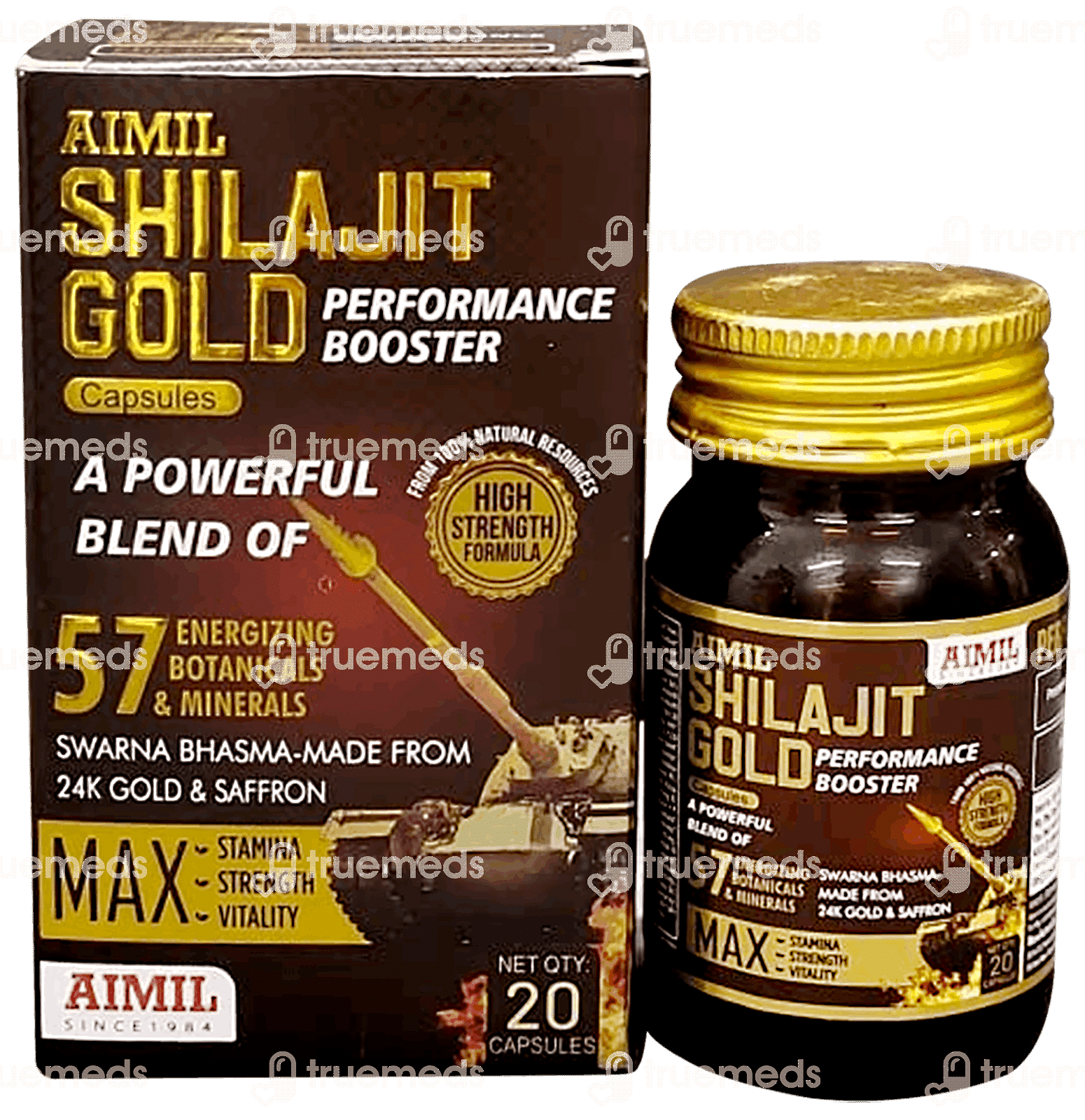 Aimil Shilajit Gold Capsule 20 Uses Side Effects Dosage Price