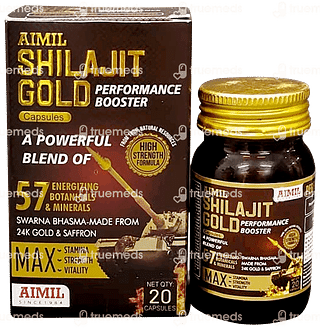 Aimil Shilajit Gold Capsule 20