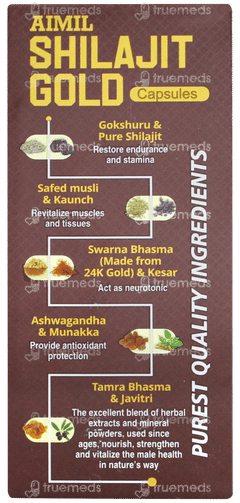 Aimil Shilajit Gold Capsule 20