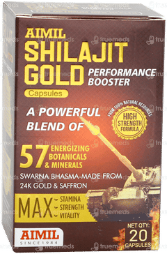 Aimil Shilajit Gold Capsule 20