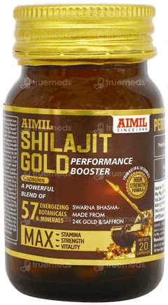 Aimil Shilajit Gold Capsule 20