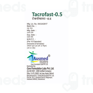 Tacrofast 0.5 Capsule 10