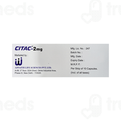 Citac 2mg Capsule 10 Citac 2mg Capsule 10