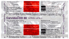 Carvidon Od 80 Capsule 10