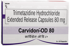 Carvidon Od 80 Capsule 10 Carvidon Od 80 Capsule 10